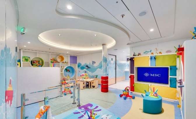 De Babyclub op de MSC Meraviglia